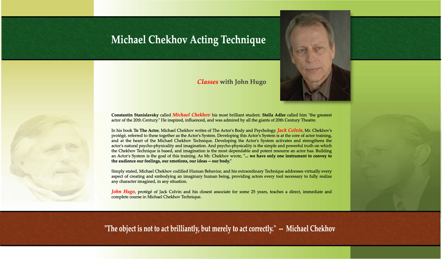 MichaelChekhovTechniqueIndex